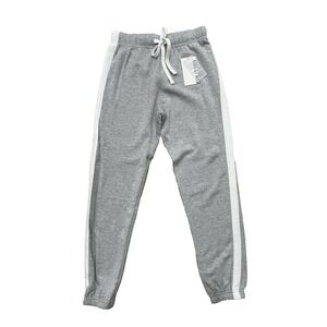 NWT Women's Splits59 Sonia Sweatpants Gray White Stripe Size XS New